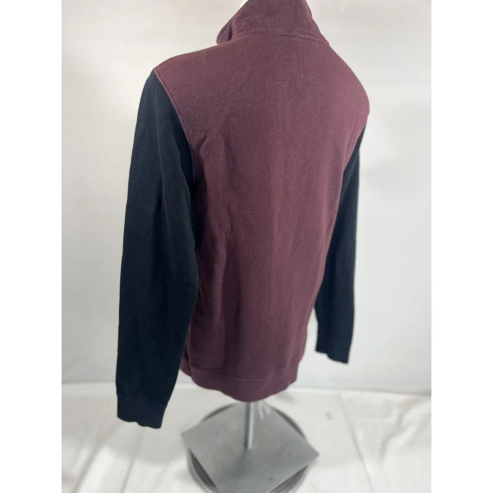 Nike Quarter Zip Pullover Womens Small Maroon Athleisure Streetwear‎